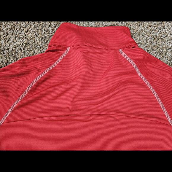 Wisconsin Badgers Columbia Athletic Womens Small Red 1/4 Zip - Picture 6 of 11